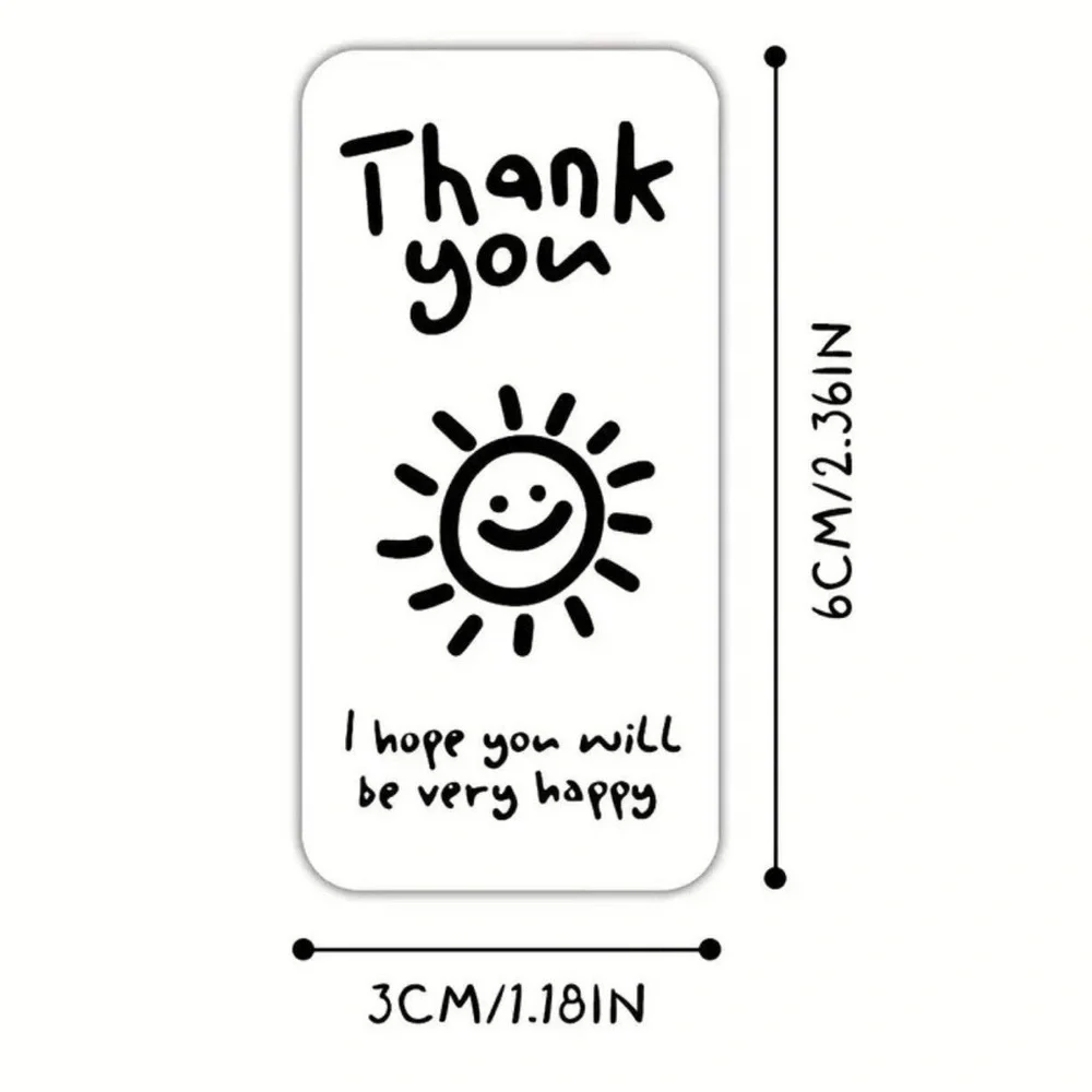 24 Thank You Stickers!